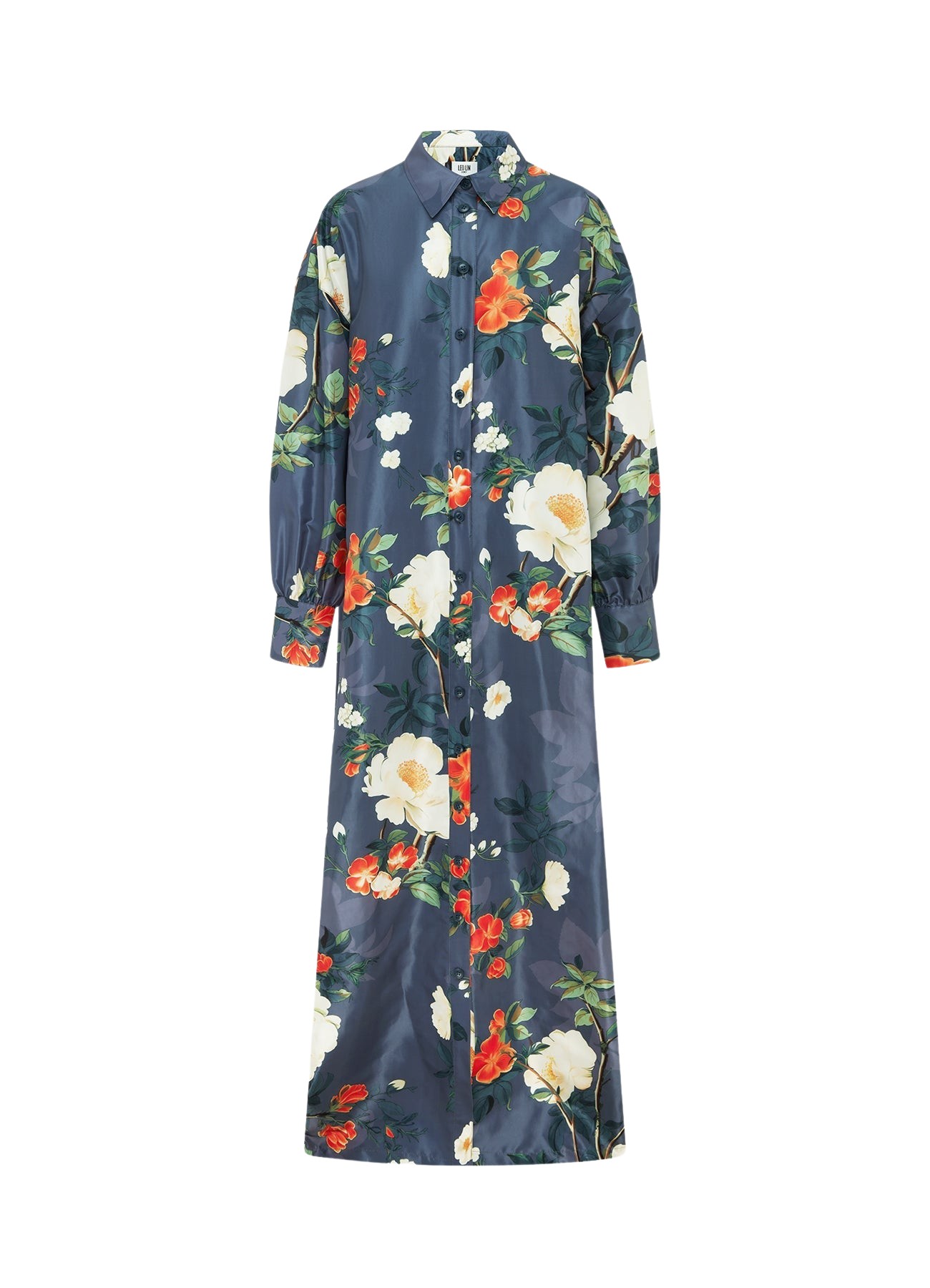 Leo Lin Madeline Coat Dress – Pear Blossom Print