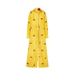 Madeline Embellished Coat Dress - Cherry Beading