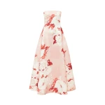 Nora Bustier Maxi Dress - Peony Print
