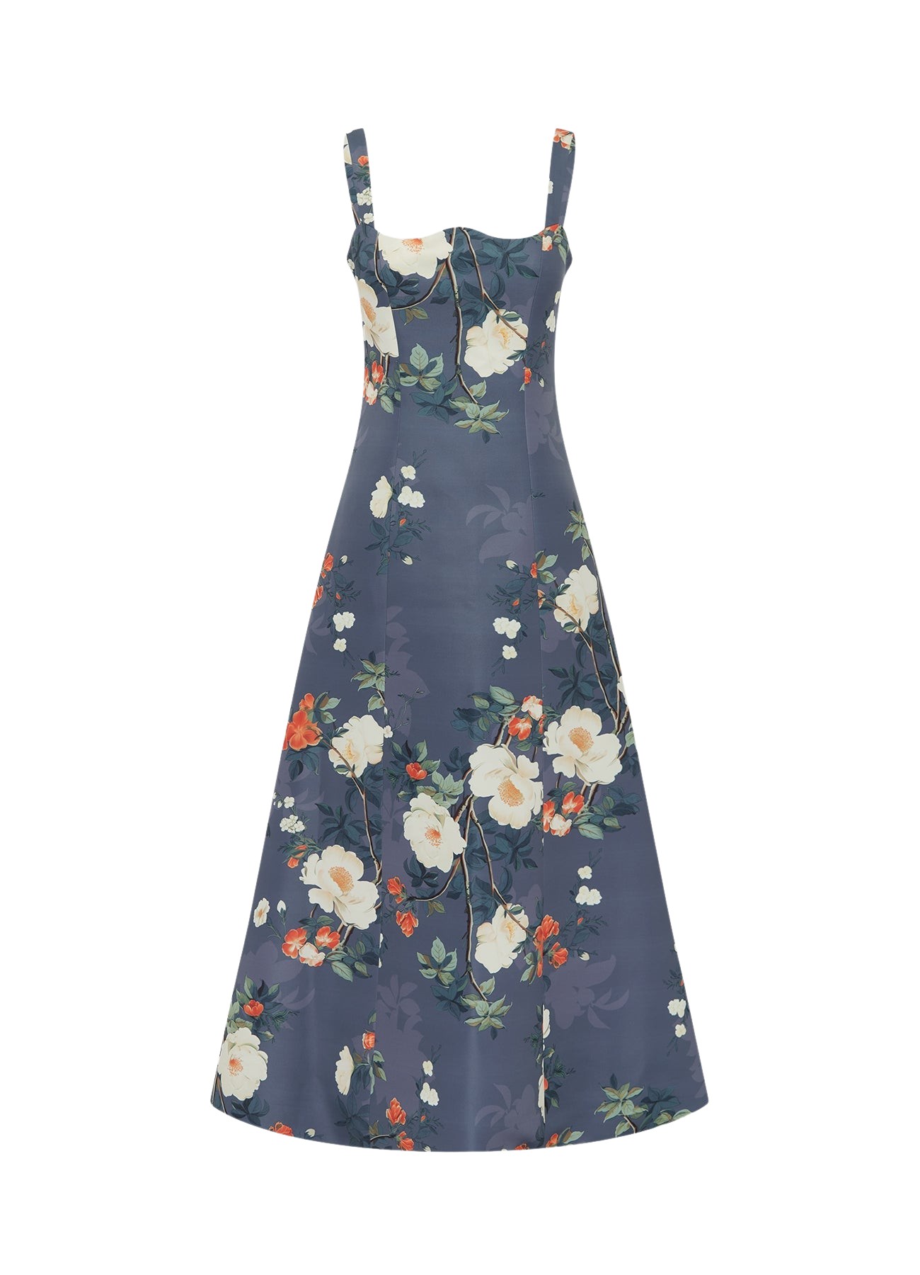 Leo Lin Odette Midi Dress – Pear Blossom Print
