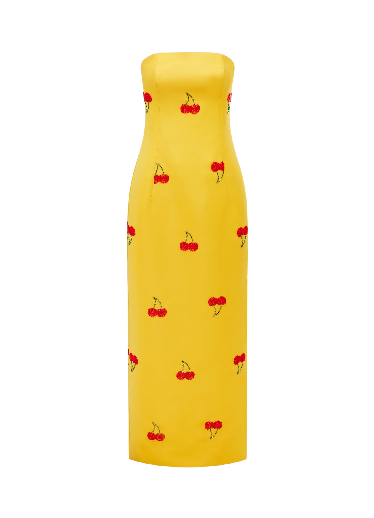 Leo Lin Rayna Embellished Bustier Maxi Dress – Cherry Beading
