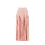 Tori Pleated Maxi Skirt - Light Rose