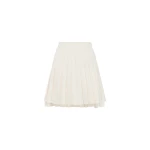 Willa Pleated Mini Skirt - Vanilla