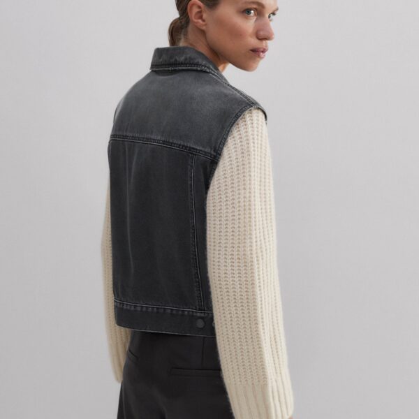 Me and Em Authentic Denim Vest, view 5