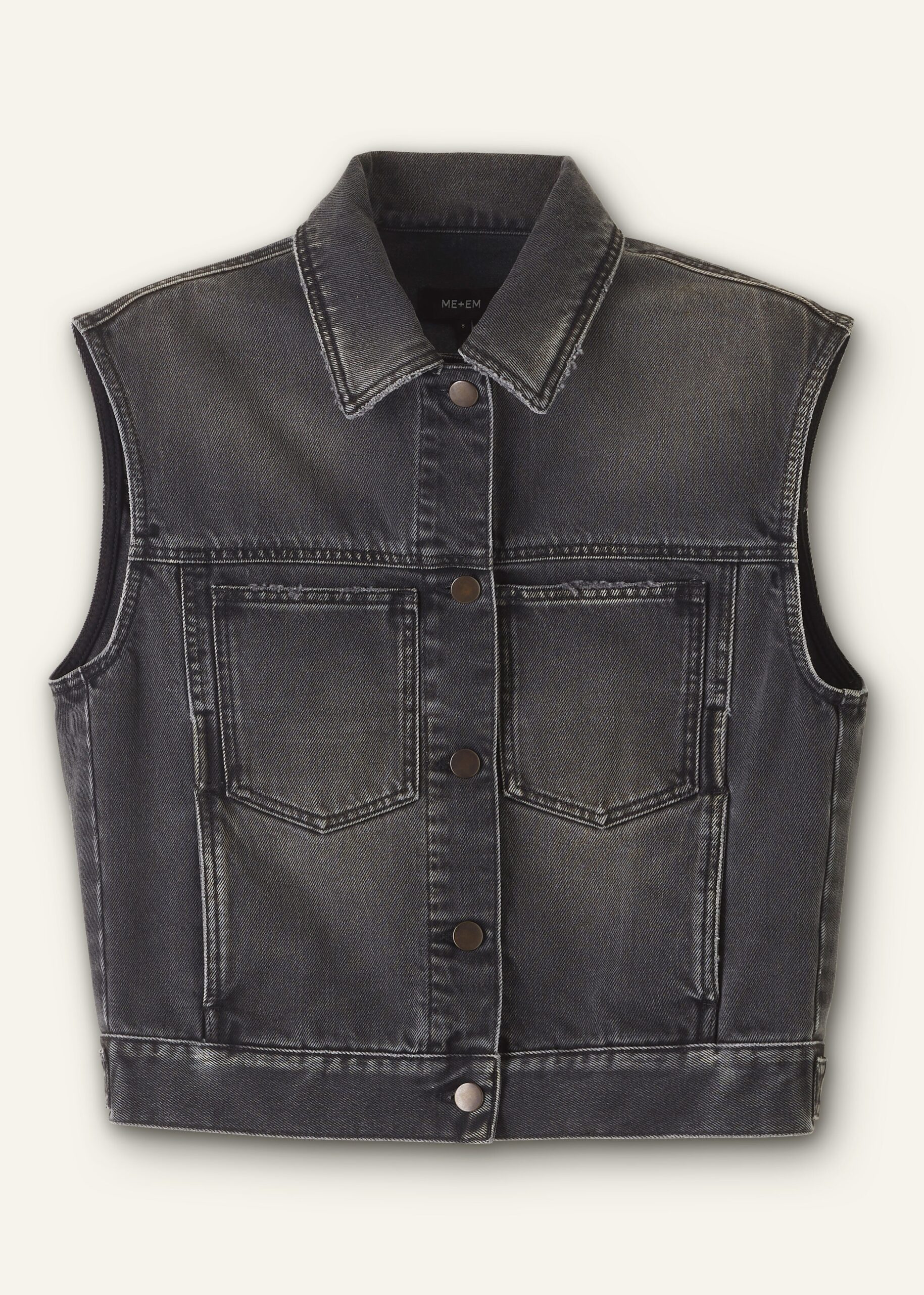 Me and Em Authentic Denim Vest Me and Em dress