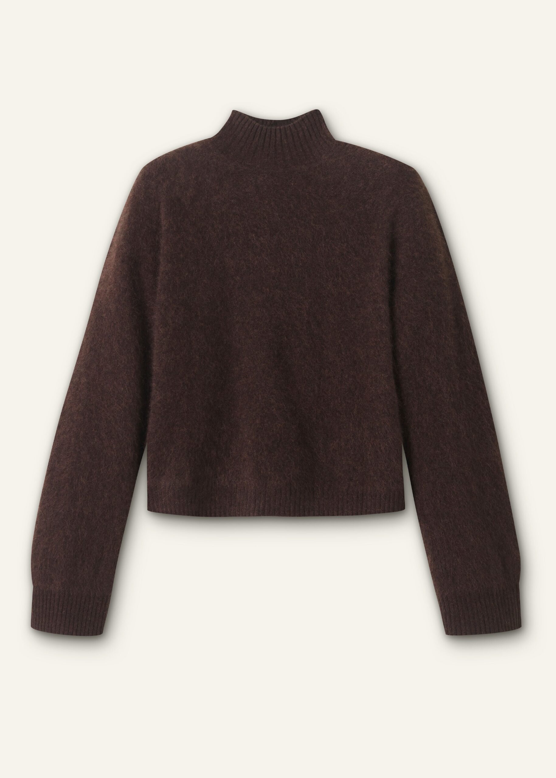 Me and Em Brushed Cashmere Relaxed High Neck Sweater Me and Em dress