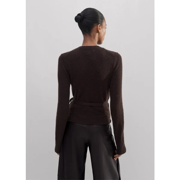 Cashmere Layered Wrap Top - Image 6