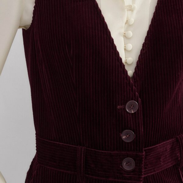 Me and Em Cord Wide-Leg Layering Jumpsuit, view 3