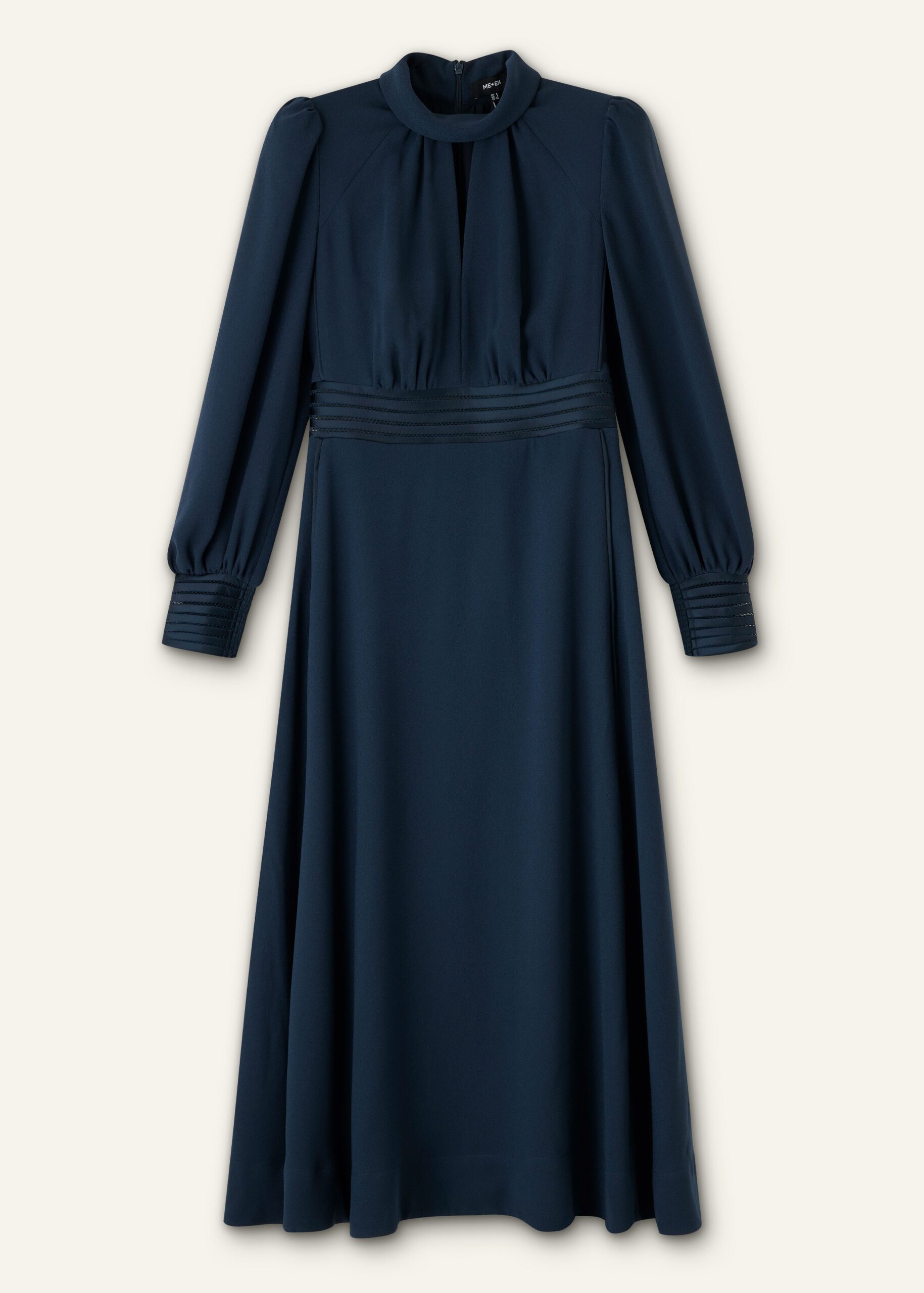 Me and Em Crepe Ladder Trim Maxi Dress Me and Em dress