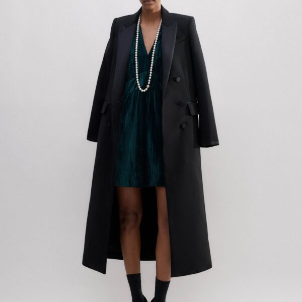 Me and Em Crush Velvet Mini Dress, view 4