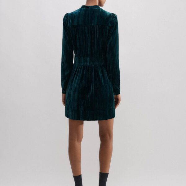 Me and Em Crush Velvet Mini Dress, view 5