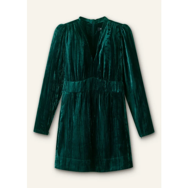 Crush Velvet Mini Dress - Image 6