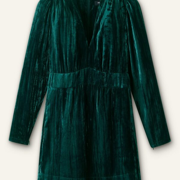Me and Em Crush Velvet Mini Dress, view 6