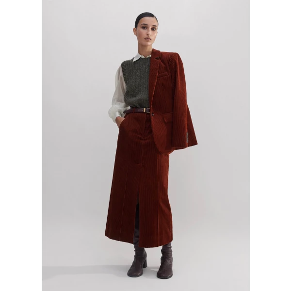 Fluid Scallop Detail Layering Shirt - Image 5