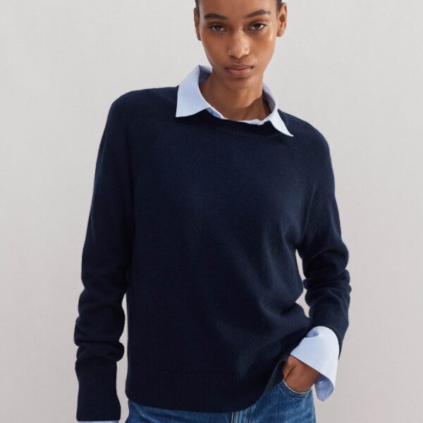 Me and Em Lightweight Cashmere Raglan Sweater, view 4