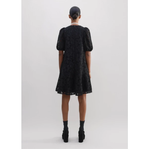 Lined Lace Mini Dress - Image 5