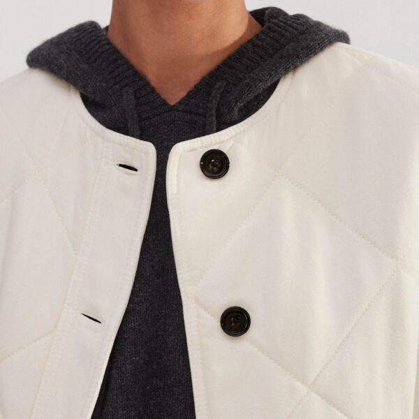 Me and Em Luxe Cashmere Curved Hem Hoody Knit, view 3