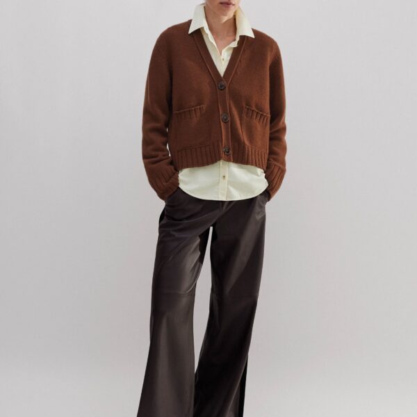 Me and Em Merino Cashmere Relaxed Cardigan, view 5