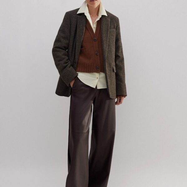 Me and Em Merino Cashmere Relaxed Cardigan, view 6
