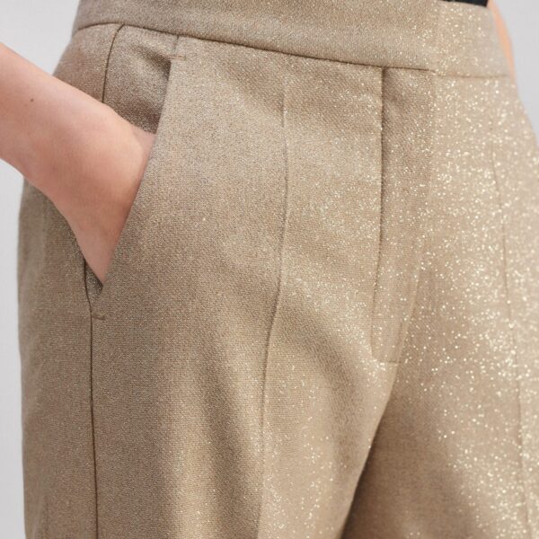 Me and Em Metallic Slim Crop Pant, view 3