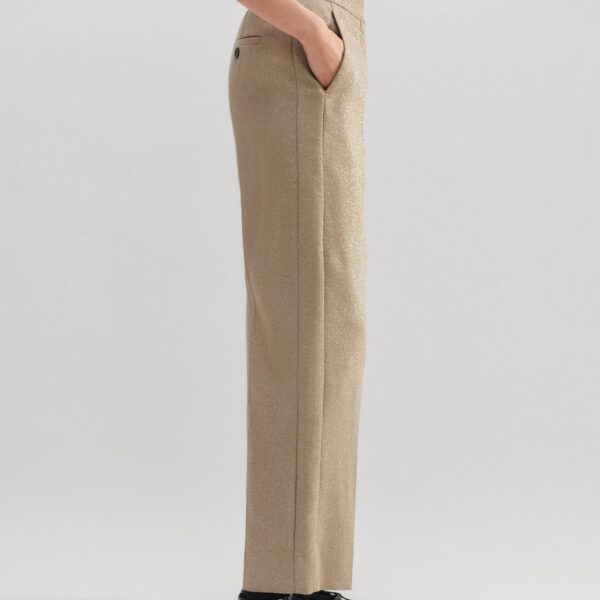 Me and Em Metallic Slim Crop Pant, view 5
