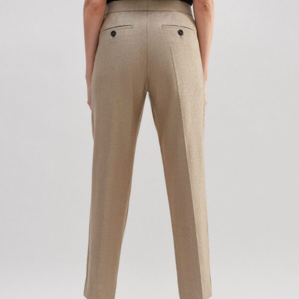 Me and Em Metallic Slim Crop Pant, view 6