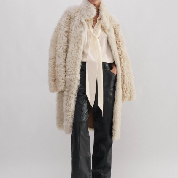 Me and Em Panelled Leather Jean, view 4