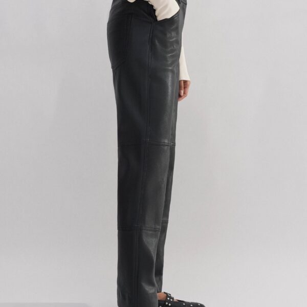 Me and Em Panelled Leather Jean, view 5