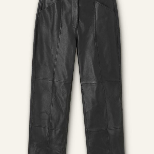 Me and Em Panelled Leather Jean, view 6