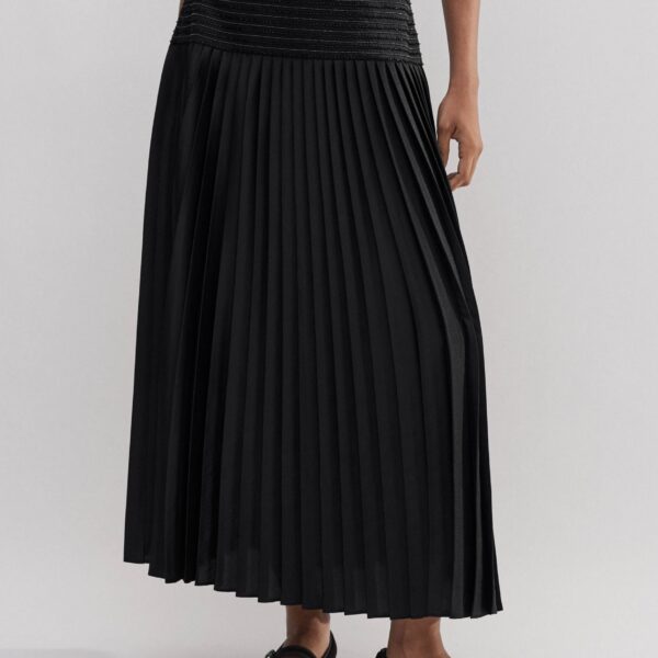 Me and Em Pleated Evening Skirt, view 2