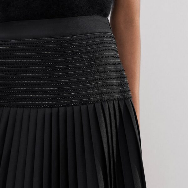 Me and Em Pleated Evening Skirt, view 3