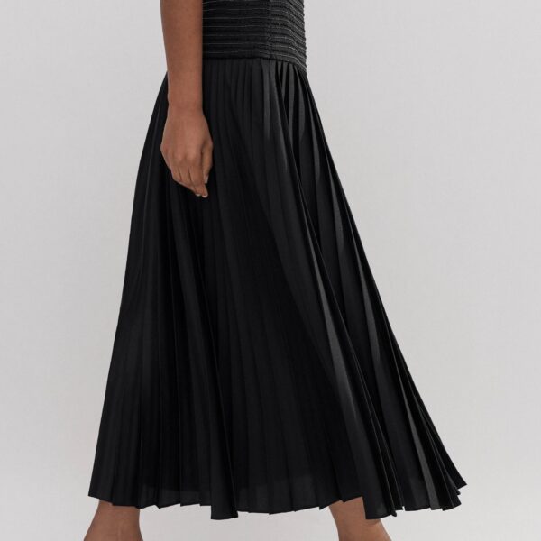 Me and Em Pleated Evening Skirt, view 5
