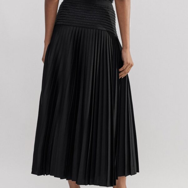 Me and Em Pleated Evening Skirt, view 6
