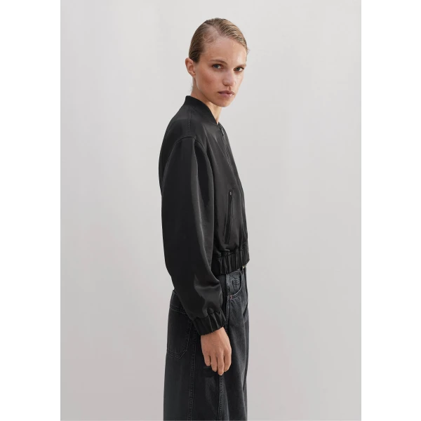 Satin Twill Evening Bomber - Image 6
