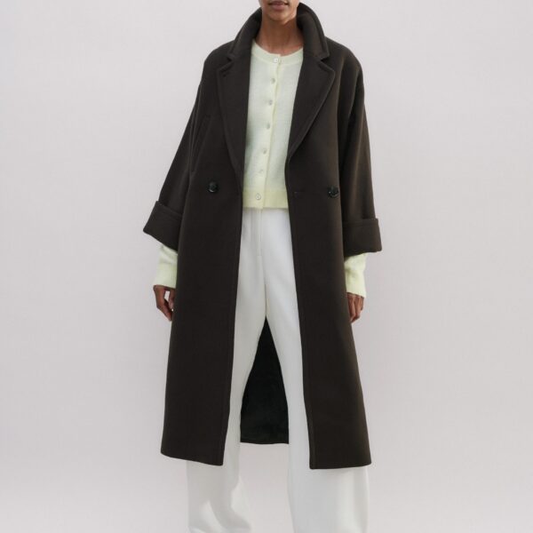 Me and Em Short Luxe Wool-Blend Everyday Sweater Coat, view 2