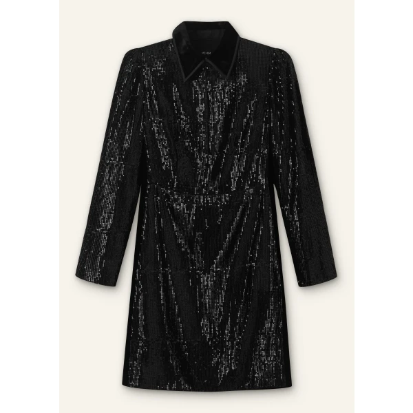 Silk-Blend Sequin Mini Dress - Image 6