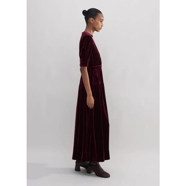 Silk-Blend Velvet Maxi Dress - Image 6
