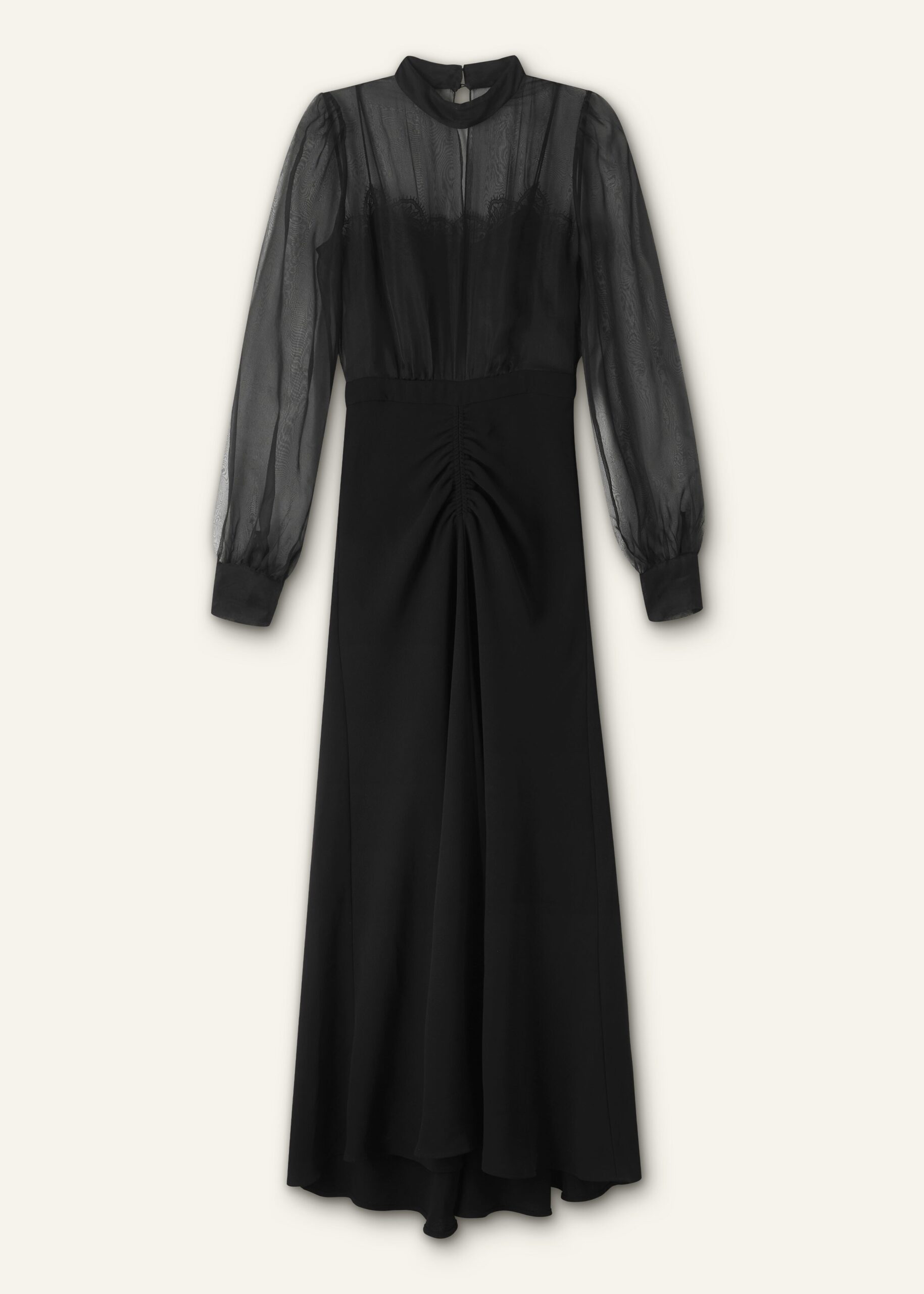 Me and Em Silk Organza Lace Maxi Dress Me and Em dress