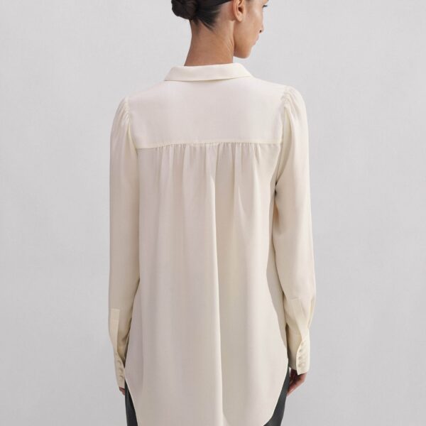 Me and Em Silk Oversized Button Blouse + Tie, view 5