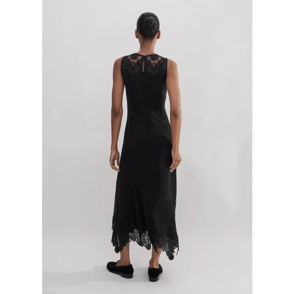 Sleeveless Lace Midi Dress - Image 5