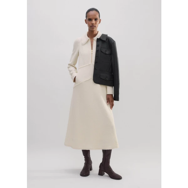 Textured Desk-To-Dinner Midi Dress - Image 6
