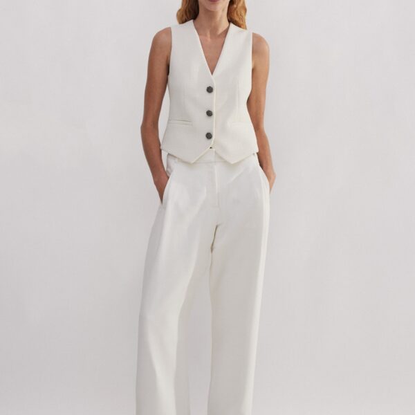 Me and Em Textured Tailored Tux Vest, view 5