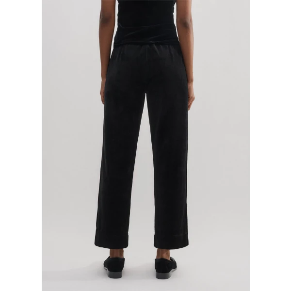 Velour Slim Crop Pant - Image 5