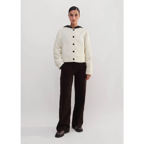 Washed Cotton-Blend Quilted Jacket - Image 5