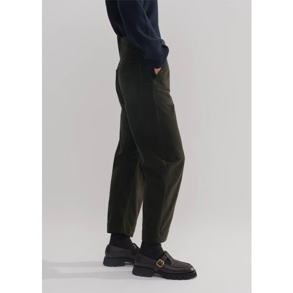 Washed Velvet Engineered-Leg Pant - Image 5