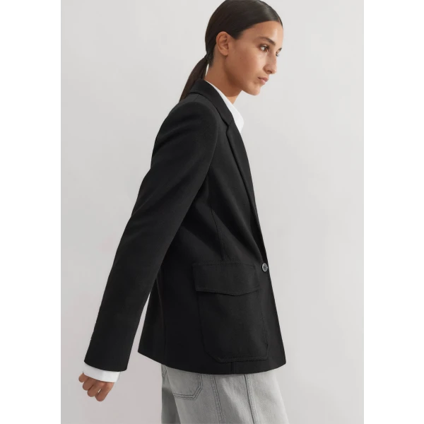 Wool-Blend Travel Tailoring Blazer - Image 5