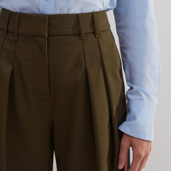 Me and Em Wool Sharp Pleat Front Wide-Leg Pant, view 4