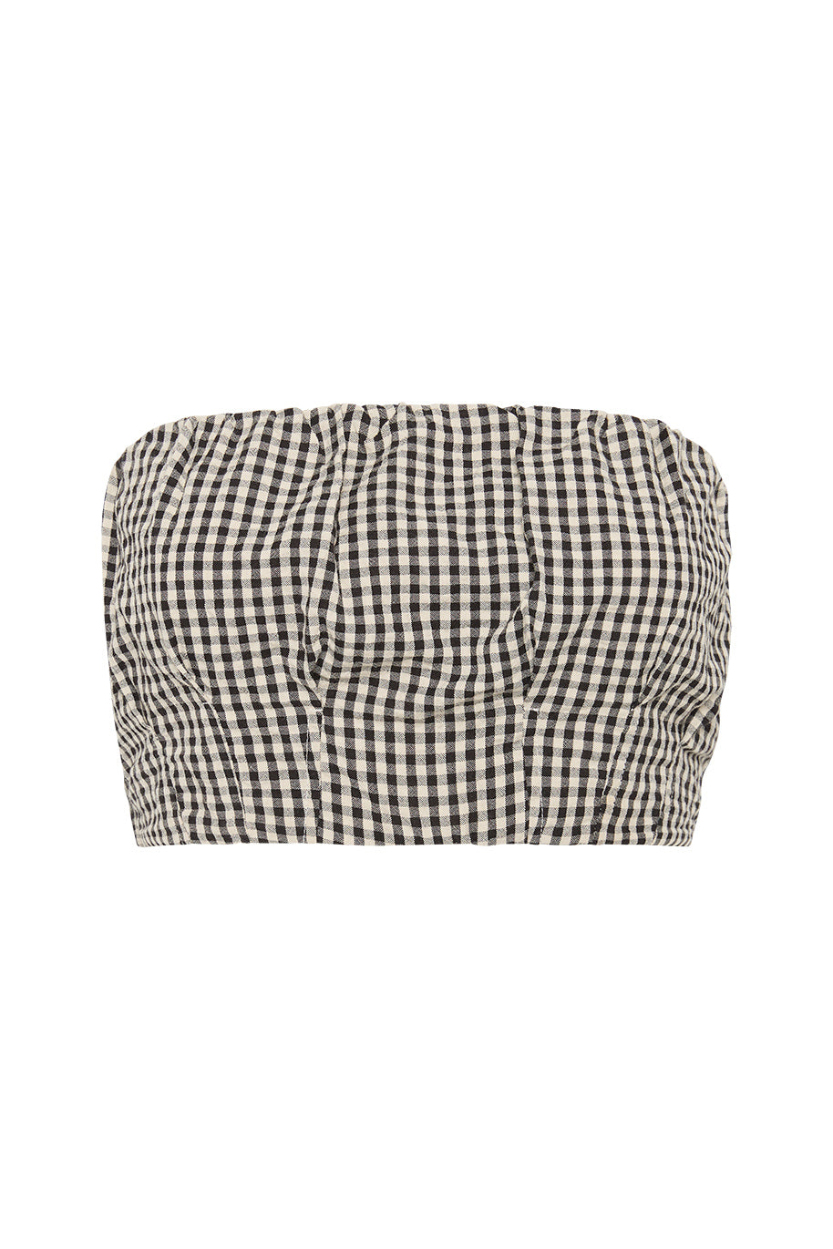 Posse The label Mira Bandeau – Gingham Top