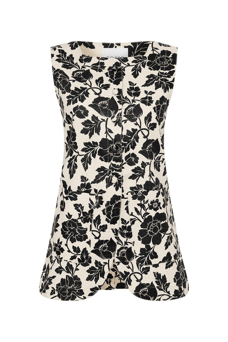 Posse The label Romeo Vest – Noir Bloom