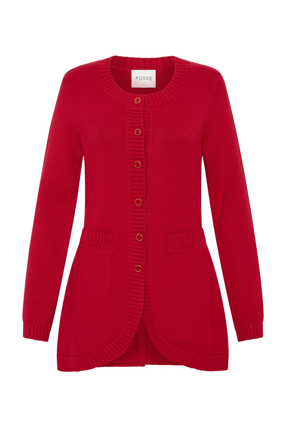 Posse-The-label-Sabrina-Cardigan-Ruby Posse The label Clothing